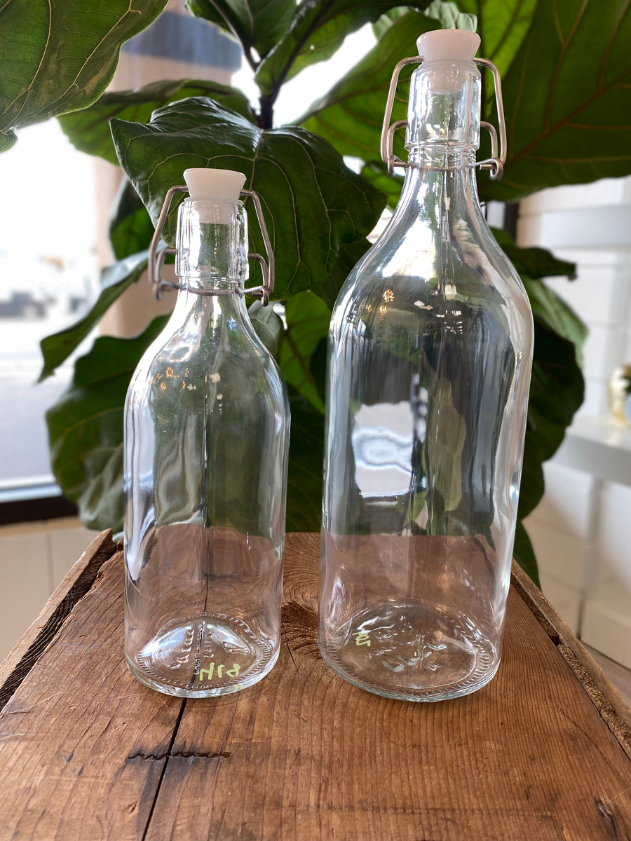 Glass Bottles with Swing Top – Fill Kelowna