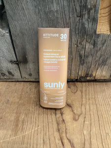 Attitude - Sunly Tinted Mineral Sunscreen Face Stick SPF 30