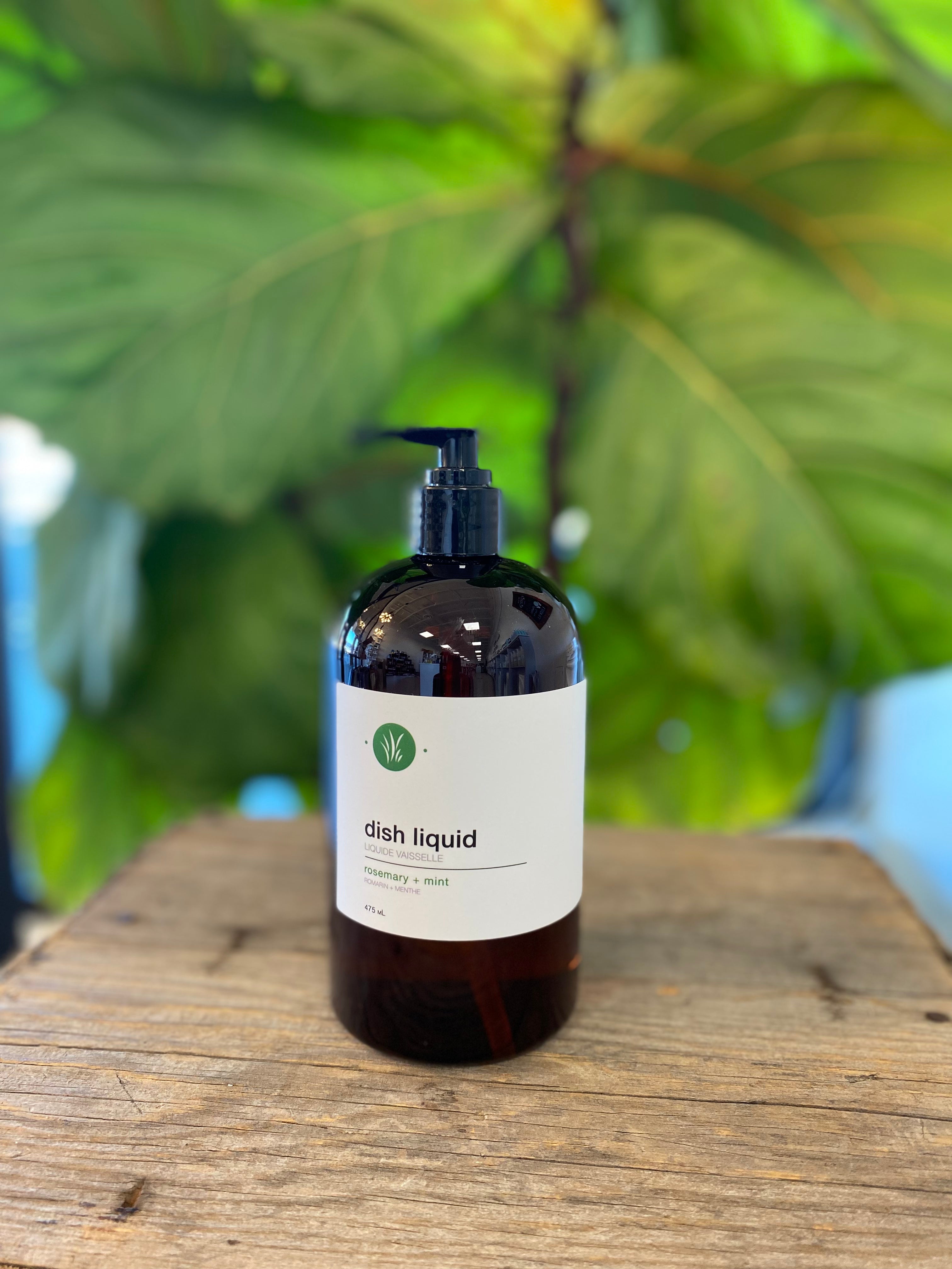 All Things Jill - Rosemary + Mint Dish Soap 475 ml Bottle