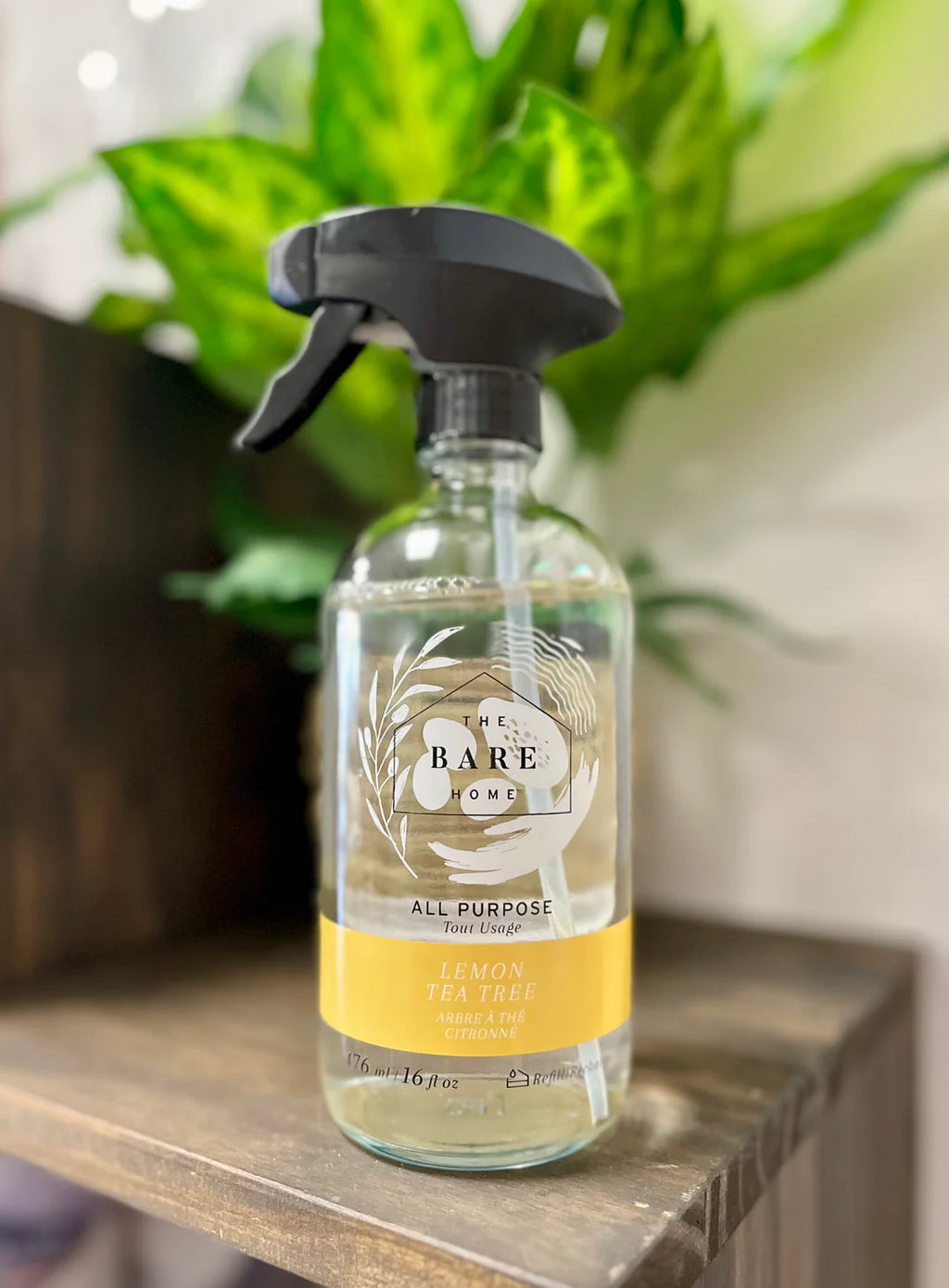 The Bare Home - Lemon + Tea Tree All Purpose Cleaner 500 ml Spray Bottle