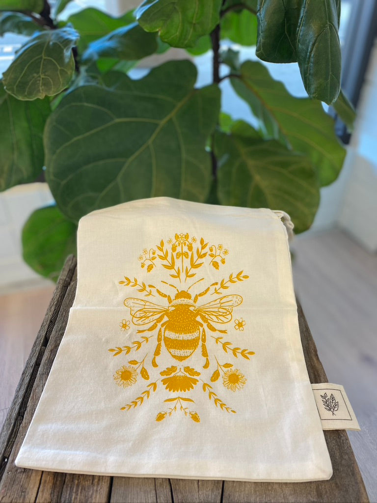 YGK - Produce Bag "Bee" Yellow Medium