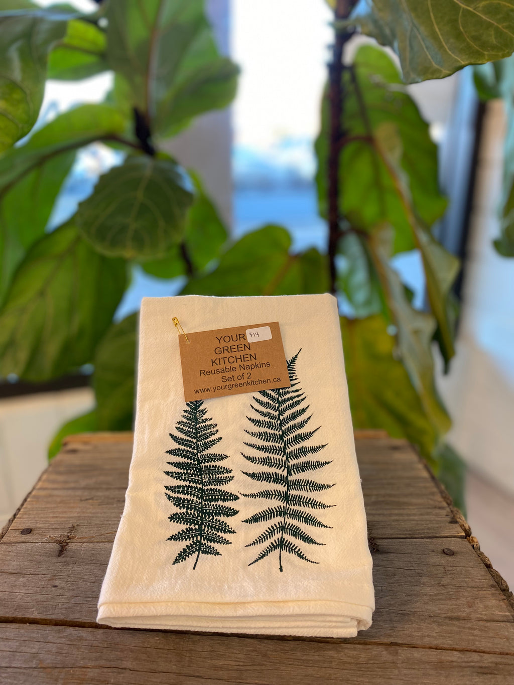 YGK - Fern Napkins Set of 2