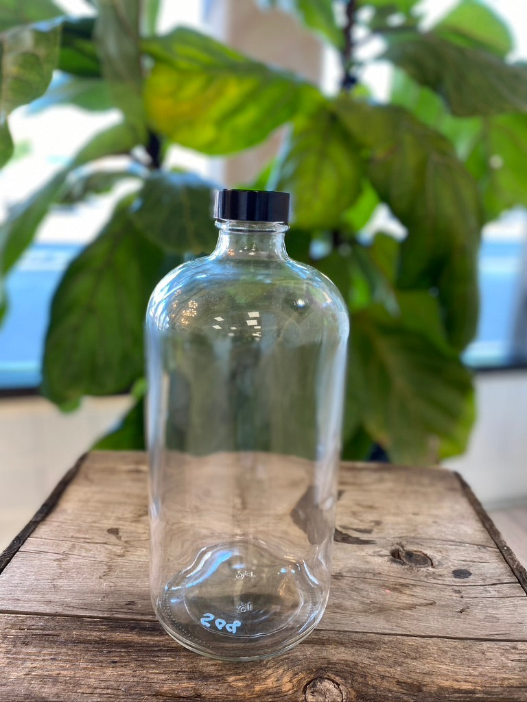 Glass Bottle with cap- 1000 ml