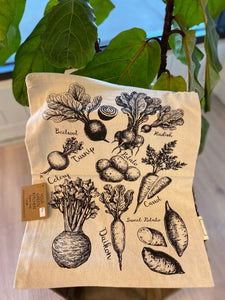 YGK - Zipper Bag Large "Root Vegetable"