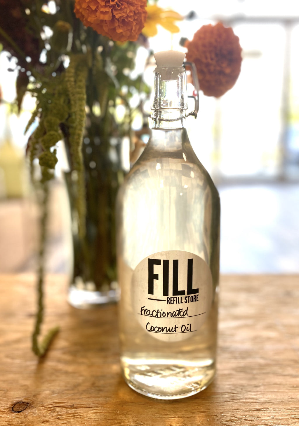 Fractionated Coconut Oil- 1000 ml Glass Bottle