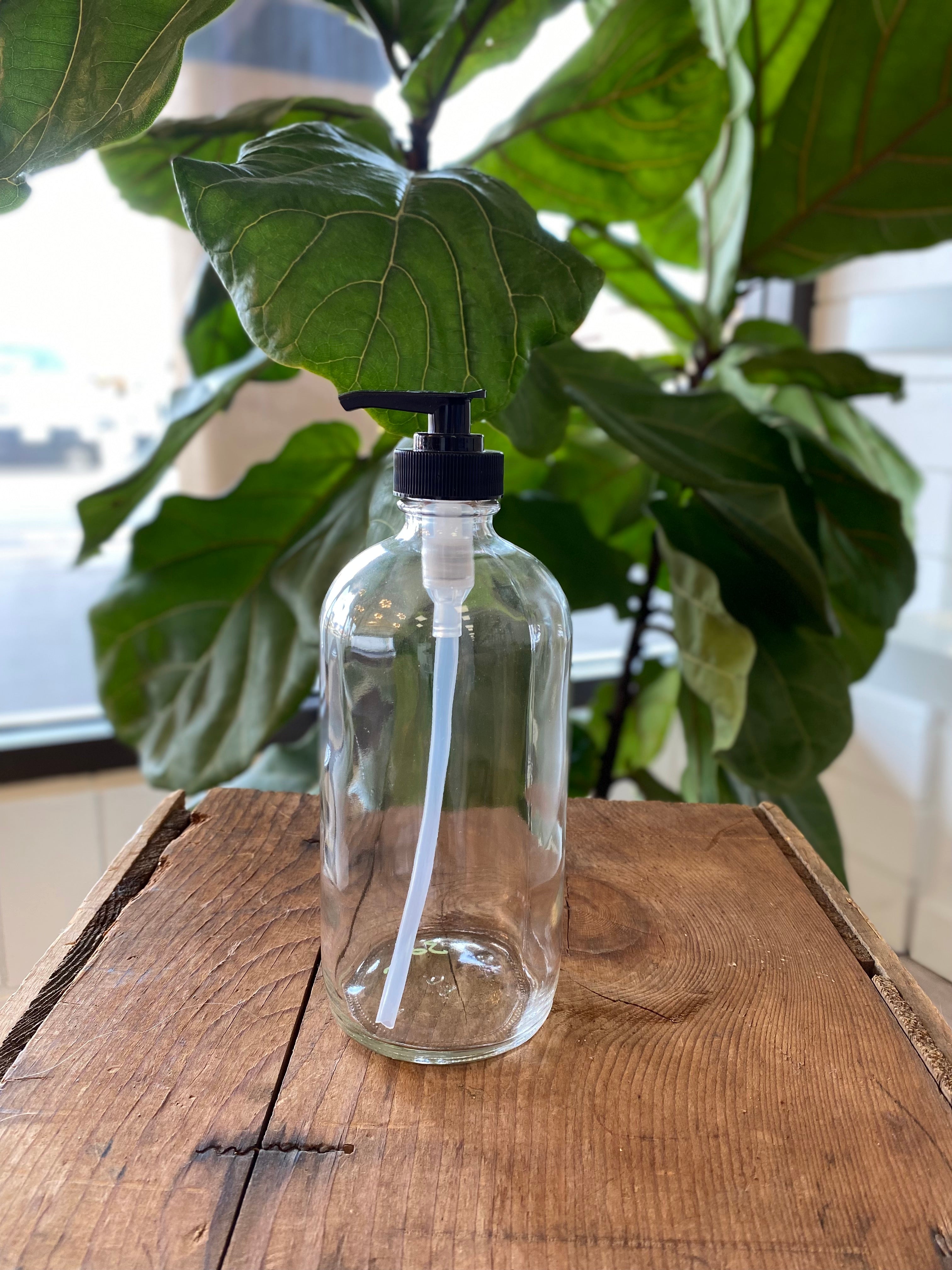 500 ml - Glass Bottle with pump